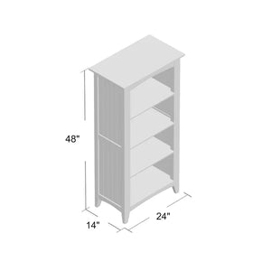 Ivory Kerlin 48'' H x 24'' W Standard Bookcase