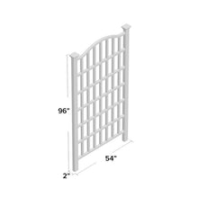 Load image into Gallery viewer, Kerrimore 96'' H x 54'' W Vinyl Trellis MRM4347
