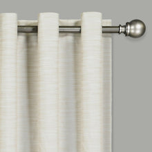 Load image into Gallery viewer, Kesha Absolute Zero Solid Max Blackout Thermal Grommet Single Curtain Panel 50" x 63", 2 curtain panels.
