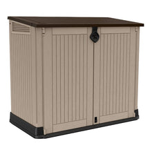 Load image into Gallery viewer, Keter 4 ft. W x 2 ft. D 30-Cu Ft Durable Resin Horizontal Shed All-Weather Outdoor Storage
