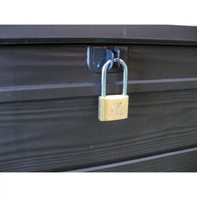 Load image into Gallery viewer, Keter Brightwood 120 Gallons Gallon Water Resistant Lockable Deck Box
