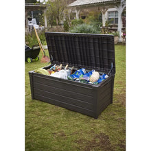 Load image into Gallery viewer, Keter Brightwood 120 Gallons Gallon Water Resistant Lockable Deck Box

