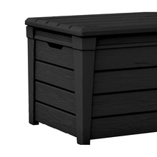 Load image into Gallery viewer, Keter Brightwood 120 Gallons Gallon Water Resistant Lockable Deck Box *AS-IS*
