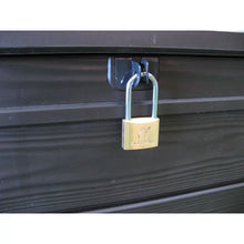 Load image into Gallery viewer, Keter Brightwood 120 Gallons Gallon Water Resistant Lockable Deck Box *AS-IS*
