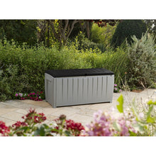 Load image into Gallery viewer, Novel 90 Gallon Resin Deck Box Organization and Storage Outdoor For Lawn Patio
