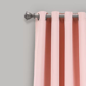 Ketterman Solid Blackout Thermal Grommet Curtain Panels (Set of 2)