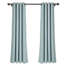 Load image into Gallery viewer, Ketterman Solid Blackout Thermal Grommet Curtain Panels 52&quot; x 63&quot; (Set of 2)
