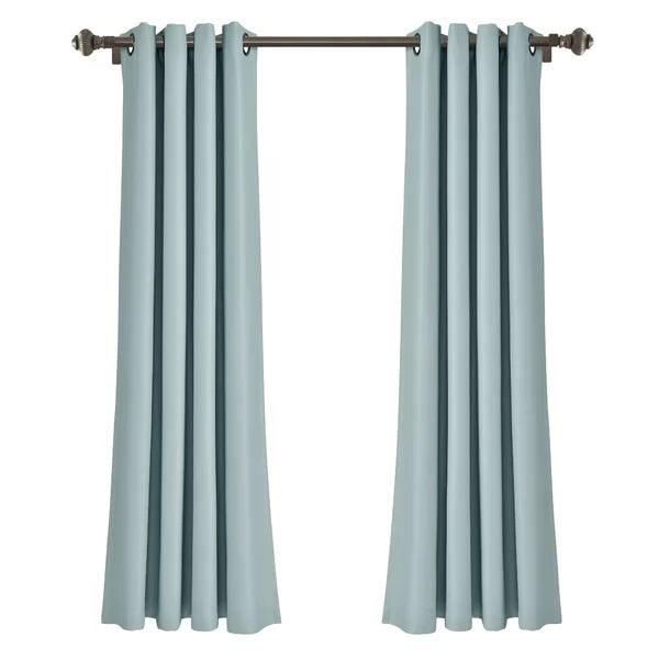 Ketterman Solid Blackout Thermal Grommet Curtain Panels 52