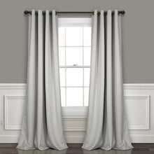 Load image into Gallery viewer, Ketterman Solid Blackout Thermal Grommet Curtain Panels, 52&quot; x 84&quot; (Set of 2)

