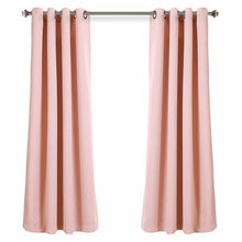 Load image into Gallery viewer, Ketterman Solid Blackout Thermal Grommet Curtain Panels 52 x 63 (Set of 2)
