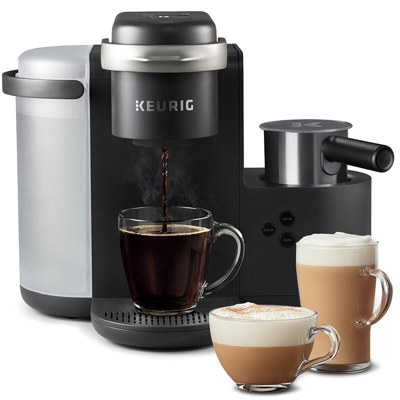 Keurig K-Cafe, Single Serve K-Cup Pod Coffee, Latte, & Cappuccino Maker 7017