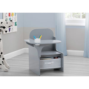 Gray Kids Desk with Cup Holder (SB233)
