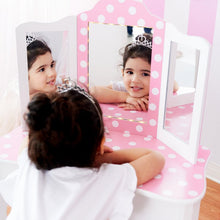 Load image into Gallery viewer, Kids Vanity Set with Mirror
