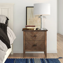 Load image into Gallery viewer, Kidsgrove 26&#39;&#39; Tall 2 - Drawer Solid Wood Nightstand

