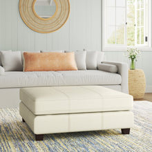 Load image into Gallery viewer, Kiernan Vegan Leather Ottoman, 40&quot;
