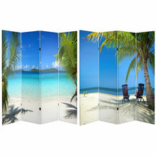 Load image into Gallery viewer, Kight Ocean 4 Panel Room Divider #1429HW
