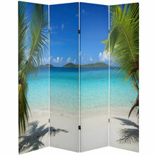 Load image into Gallery viewer, Kight Ocean 4 Panel Room Divider #1429HW
