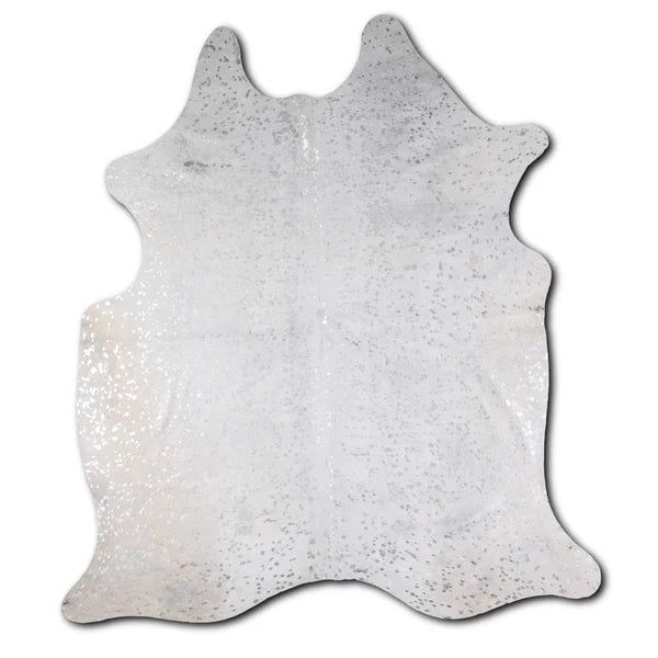 Kile Handmade Cowhide White Rug