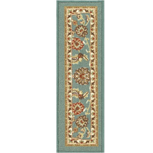 Kings Court Oriental Non-Skid Stair Tread (Set of 7), (31'' L x 9'' W)