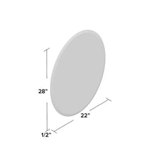 Load image into Gallery viewer, Kingsbridge Oval Bevel Frameless Wall Mirror 4604RR
