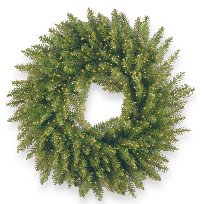 Kingswood Fir Faux Lighted 24