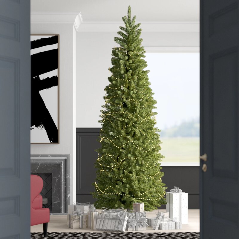 Kingswood Fir Slender Green Artificial Christmas Tree