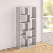 Load image into Gallery viewer, Kinlaw 70.75&#39;&#39; H x 35&#39;&#39; W Geometric Bookcase
