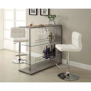 Kinner Bar with Wine Storage