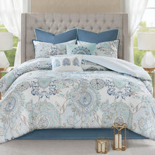 Load image into Gallery viewer, Kinsley Reversible Floral 8 Piece Comforter Set MRM416
