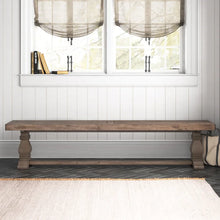 Load image into Gallery viewer, Dessert Gray Kinston Solid Wood Bench
