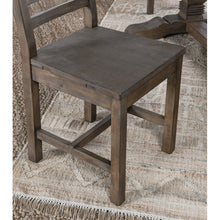 Load image into Gallery viewer, Kinston Solid Wood Ladder Back Side Chair in Weathered Brown
