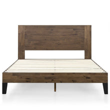 Load image into Gallery viewer, Full Brown Kira Low Profile Platform Bed (SB1549)
