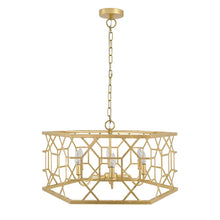 Load image into Gallery viewer, Kirby 6 - Light Unique Geometric Chandelier
