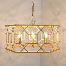 Load image into Gallery viewer, Kirby 6 - Light Unique Geometric Chandelier
