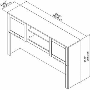 Kirchoff 37 H x 59 W Desk Hutch - 420CE