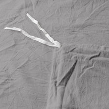 Load image into Gallery viewer, King/Cal. King Duvet Cover + 2 Shams Ash Gray Kirkus 100% Cotton Duvet Cover Set
