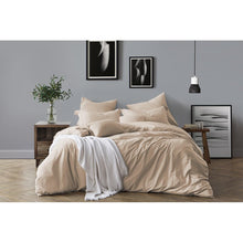 Load image into Gallery viewer, Kirkus Almond 100% Cotton 160 TC Duvet Cover Set B51  118 ps

