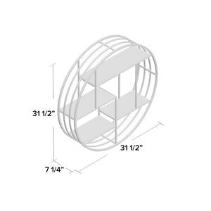 Bronze/Copper Kittle 4 Piece Circle Accent Shelf MRM3124