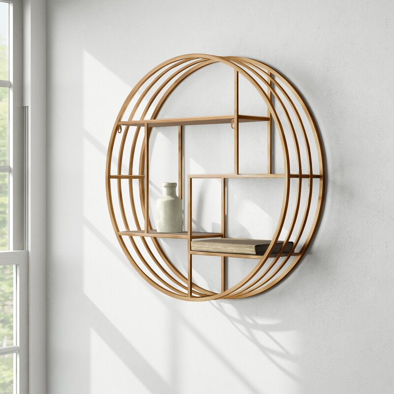 Bronze/Copper Kittle 4 Piece Circle Accent Shelf MRM3124