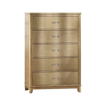 Load image into Gallery viewer, Klingbeil Attractive Bentwood 5 Drawer Dresser Gold
