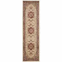 Load image into Gallery viewer, Klose Oriental Area Rug in Ivory/Red 2&#39;3&quot; x 6&#39;
