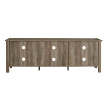 Load image into Gallery viewer, Gray Wash Kneeland TV Stand for TVs up to 78&quot;
