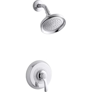 Kohler Fairfax Rite-Temp Shower Valve Trim with Lever Handle and 2.5 Gpm Showerhead
