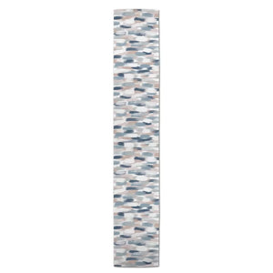 Kraemer Brush Strokes Abstract Table Runner, 72" x 16"
