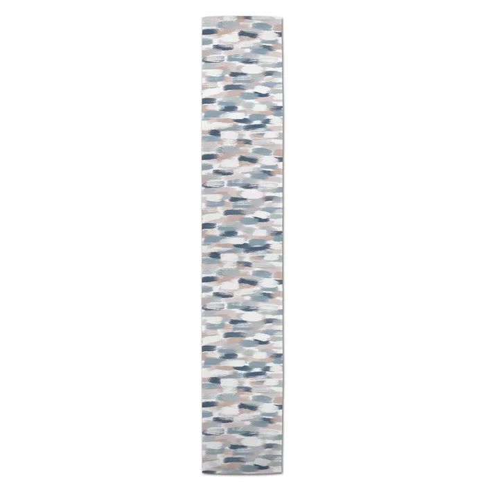 Kraemer Brush Strokes Abstract Table Runner, 72