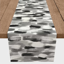 Load image into Gallery viewer, Kraemer Brush Strokes Abstract Table Runner, 72&quot; x 16&quot;
