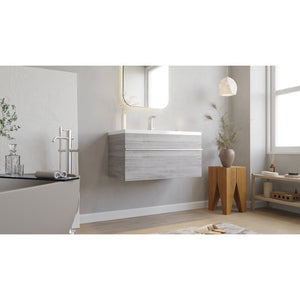 Kranz 30" Wall-Mounted Single Bathroom Vanity Set MRM3514