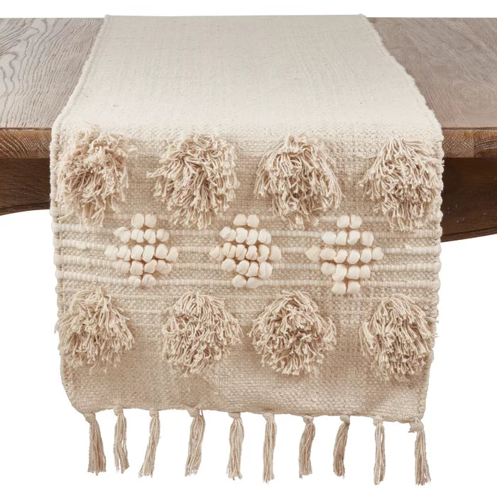 Kristin 100% Cotton Table Runner, 16