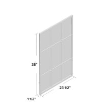 Load image into Gallery viewer, Kristofer Window Pane Wall Mirror Dark Brown Iron MH1
