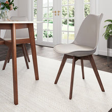 Load image into Gallery viewer, Kurt Solid Wood Dining Chair Set of 2 Gray/Walnut(2141RR)
